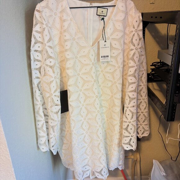 Tuckernuck White Floral Lace Dress - Picture 5 of 7